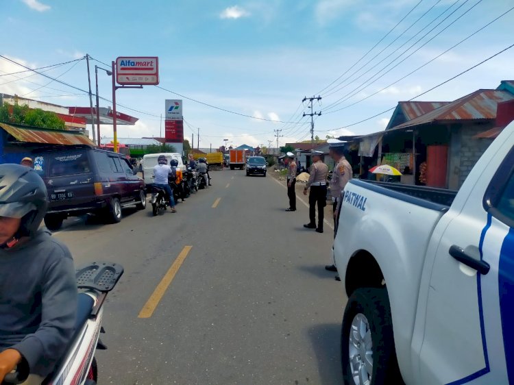 Sat Lantas Polres Manggarai gelar Patroli KRYD, PAMTURLALIN, dan Himbauan Kamseltibcarlantas di Kota Ruteng