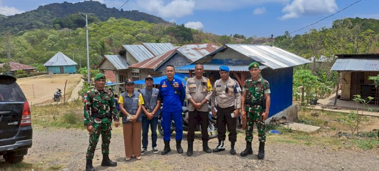 Pengamanan Kampanye Tatap Muka Calon Bupati dan Wakil Bupati Manggarai Periode 2025-2029 di Kecamatan Reok Barat