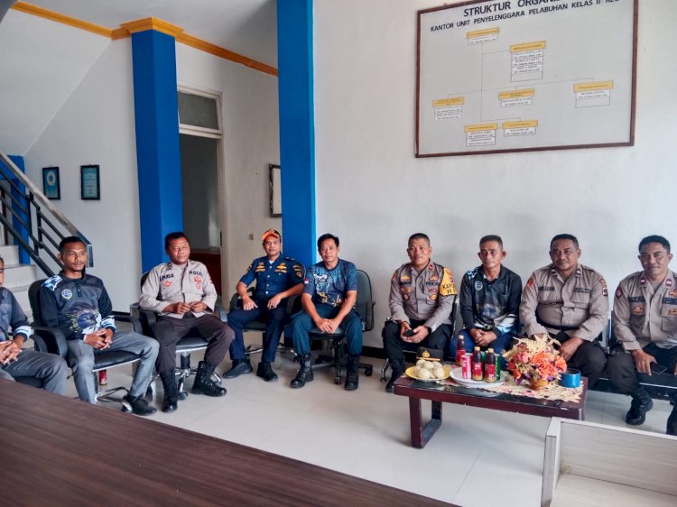 Kapolsek Reo Pimpin Giat Jumat Curhat di Kantor UPP Kelas II Reo