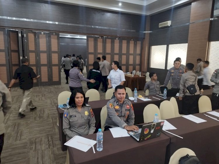 Anggota Polres Manggarai Menghadiri Acara Rekonsiliasi dan Pemutakhiran Data BMN Polda NTT Triwulan III T.A. 2024