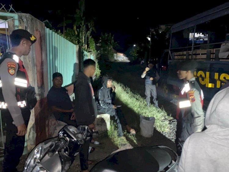 Anggota Samapta Polres Manggarai Laksanakan Patroli Perintis Presisi di Kota Ruteng