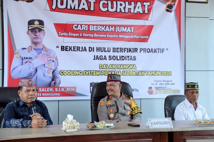 Inovatif dan Kreatif: Kapolres Manggarai Gelar Jumat Curhat untuk Sosialisasi Budidaya Porang dan Cooling System Pilkada 2024