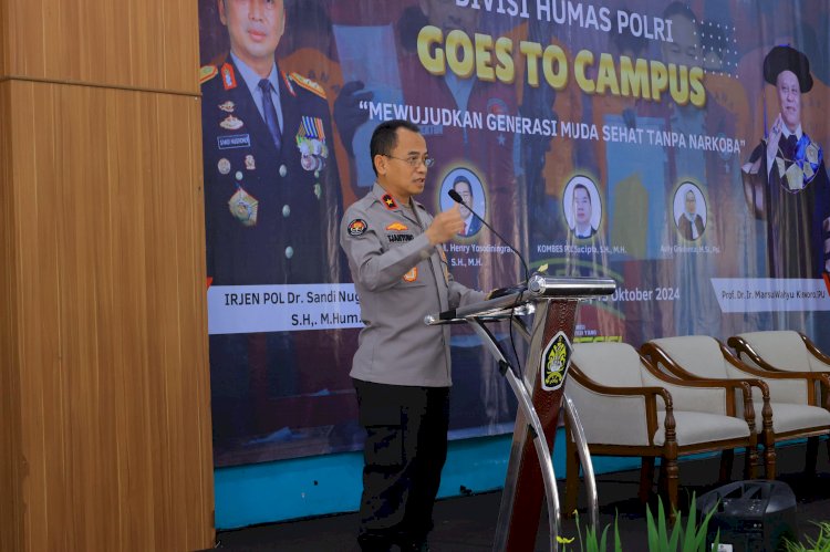 Divisi Humas Polri Goes To Campus Universitas Pancasila: Mahasiswa Sasaran Empuk Bandar Narkoba