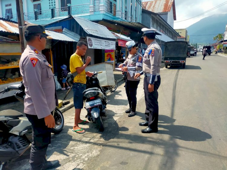 Pelaksanaan Operasi Zebra Turangga 2024 di Wilayah Hukum Polres Manggarai