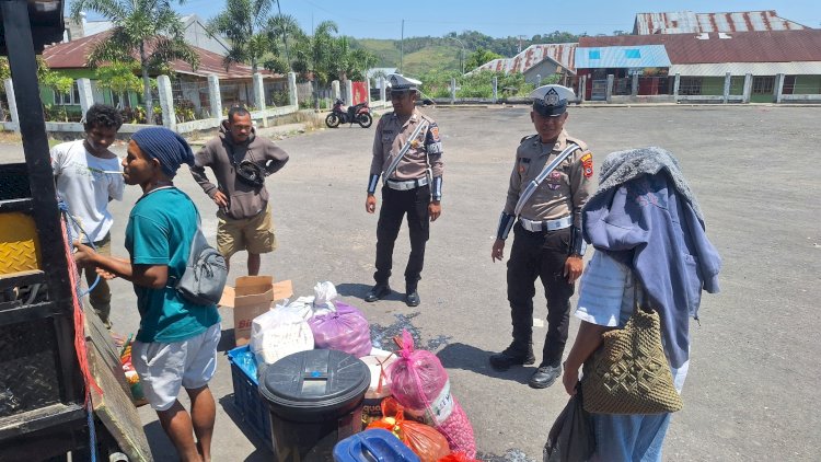 Sat Lantas Polres Manggarai Gelar Patroli KRYD, PAMTURLALIN, dan Himbauan Kamseltibcar Lantas di Kota Ruteng