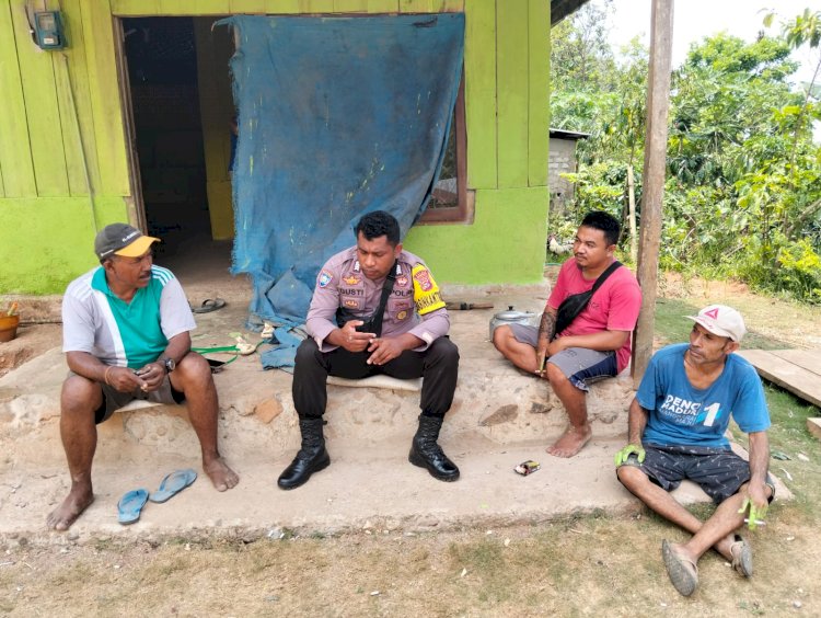 Bhabinkamtibmas Cibal Barat Gelar Patroli dan Sosialisasi Pencegahan TPPO, HPR, serta Kenakalan Remaja, dengan Himbauan Pilkada Damai