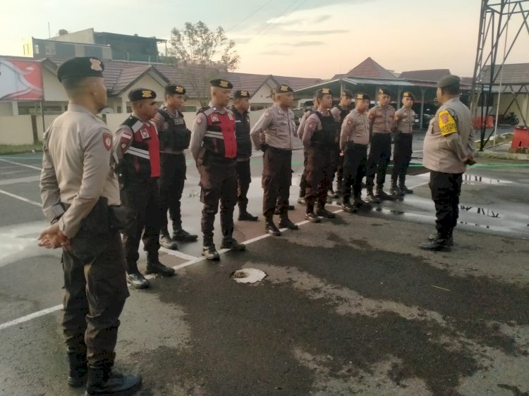 Kasat Samapta Polres Manggarai Pimpin Patroli dalam Upaya Pemeliharaan Kamtibmas Pilkada Serentak