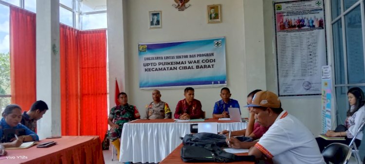 Kapospol Cibal Barat Mengikuti Giat Lokakarya Mini Lintas Sektor dan Program Tingkat UPTD Puskesmas Wae Codi Kegiatan Berlangsung Lancar di Kecamatan Cibal Barat