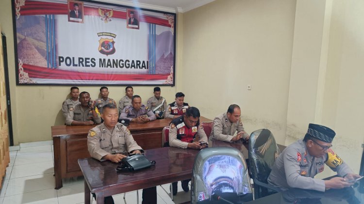 Polres Manggarai Mengadakan Kegiatan Bimbingan Rohani Lintas Agama Bagi Personil Polres Manggarai