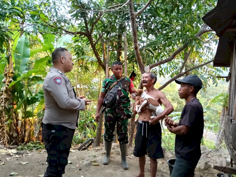 Bhabinkamtibmas Gelar Patroli, Imbau Pemilik HPR (Hewan Peliharaan Rabies) untuk Keamanan Bersama