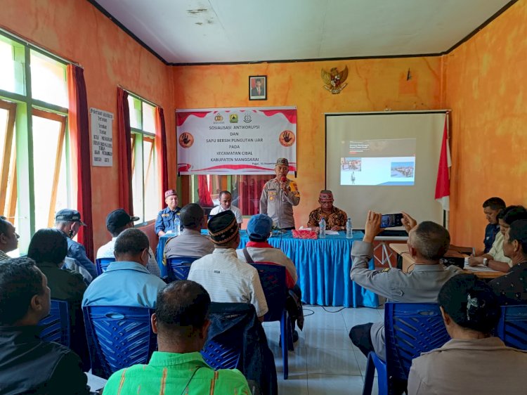 Satgas Saber Pungli UPP Kabupaten Manggarai Gelar Sosialisasi Pencegahan dan Pemberantasan Pungli di Kecamatan Cibal