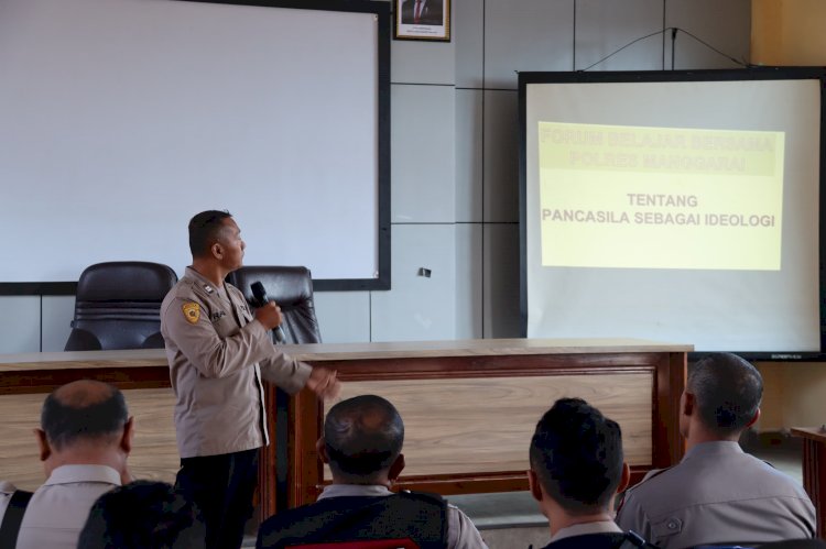 Tingkatkan Pengetahuan dan Profesionalitas Personil, Polres Manggarai Gelar Forum Belajar Bersama