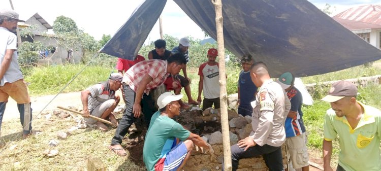 Bhabinkamtibmas Kec. Wae Ri’I Melaksanakan Giat Sambang dan Patroli di Dusun Watu Miteng, Desa Bangka Kenda