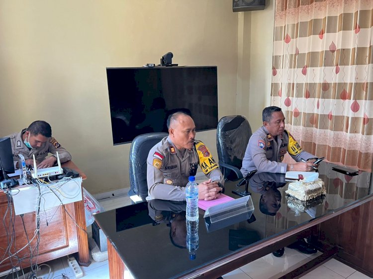 Kabag SDM Polres Manggarai Pimpin Rapat Persiapan Program Ketahanan Pangan