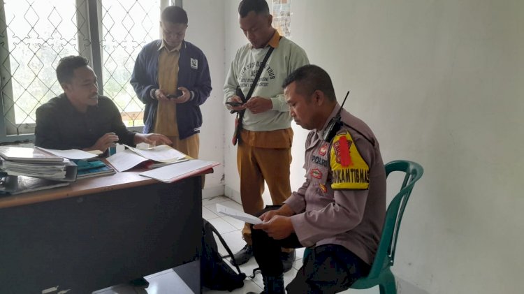 Aipda Kornelius Jemarus Laksanakan Giat Sambang Rutin di Kantor Kecamatan Rahong Utara