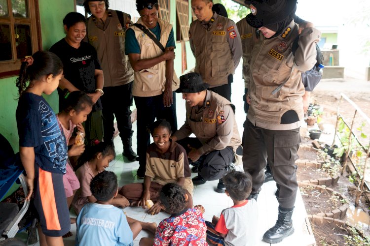 Polri Kirim Tim Pemulihan Trauma Korban Terdampak Erupsi Gunung Lewotobi