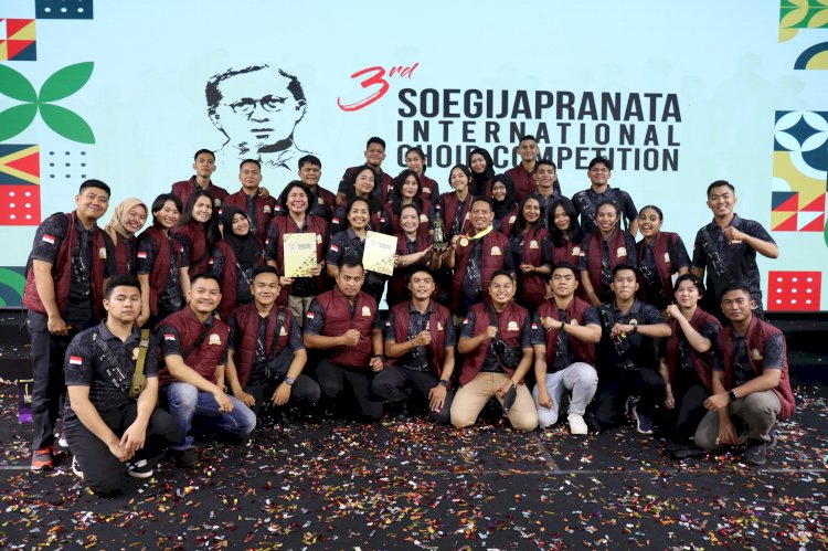 Tampil di Kompetisi Paduan Suara Internasional, Svara Bhayangkara Polri Masuk 5 besar dan Raih  Impresive Stage Performance