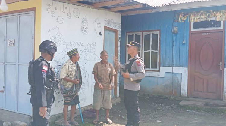 Patroli Gabungan Polres Manggarai dan Kompi 2 Yon B Pelopor Amankan Situasi Operasi Mantap Praja 2024