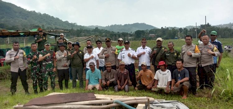 Polres Manggarai dan Polsek Jajaran Ikuti Launching Gugus Tugas Polri Dukung Program Ketahanan Pangan Nasional.