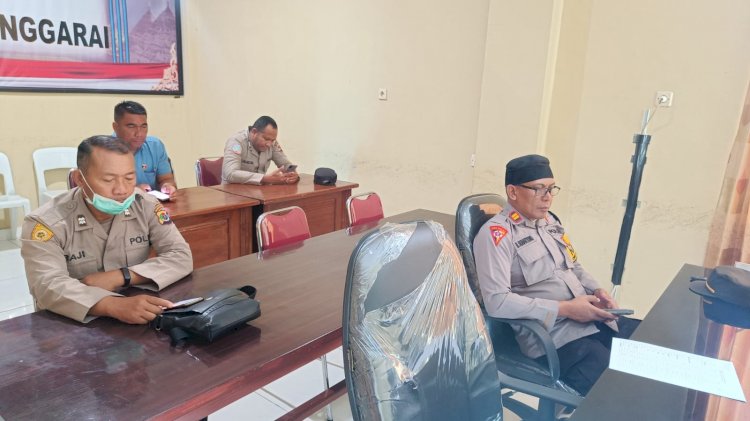 Polres Manggarai Gelar Bimbingan Rohani Agama Islam, Katolik, Protestan, dan Hindu via Zoom Meeting