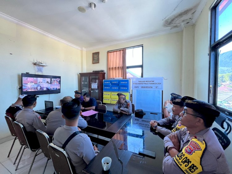 Polres Manggarai Gelar Bimbingan Rohani Agama Islam, Katolik, Protestan, dan Hindu via Zoom Meeting