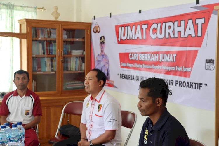 Polres Manggarai Gelar Jumat Curhat Bersama Komunitas Biara Putri-Putri Kebijaksanaan