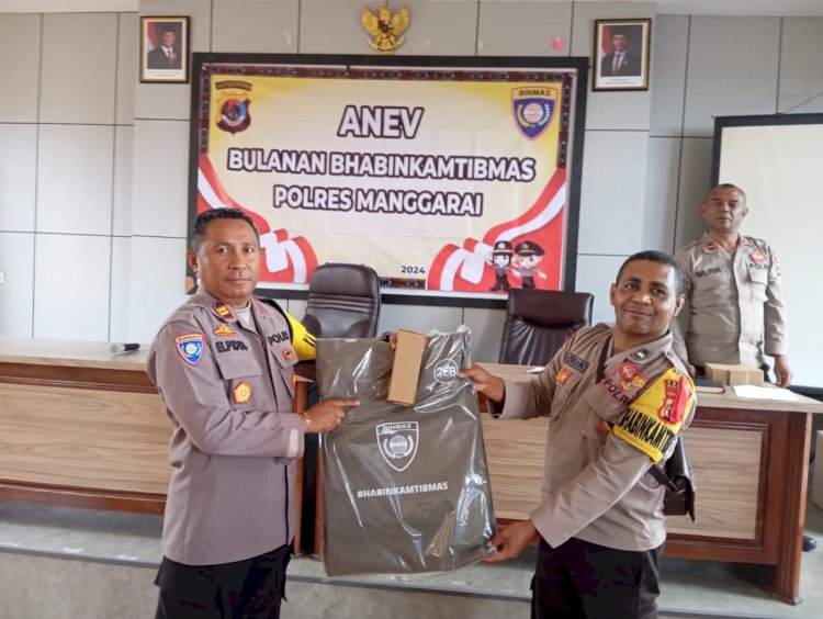 Anev Bulanan Bhabinkamtibmas Polres Manggarai: Sinergi dalam Tugas dan Program Prioritas Nasional