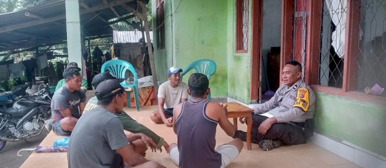 Jumat Curhat Polsek Reo Bersama Warga Kampung Kedutul, tingkatkan kerjasama dan Silaturahmi