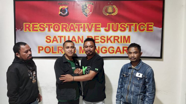 Mediasi Kasus Penganiayaan di Polres Manggarai Diselesaikan dengan Restorative Justice Berbasis Adat