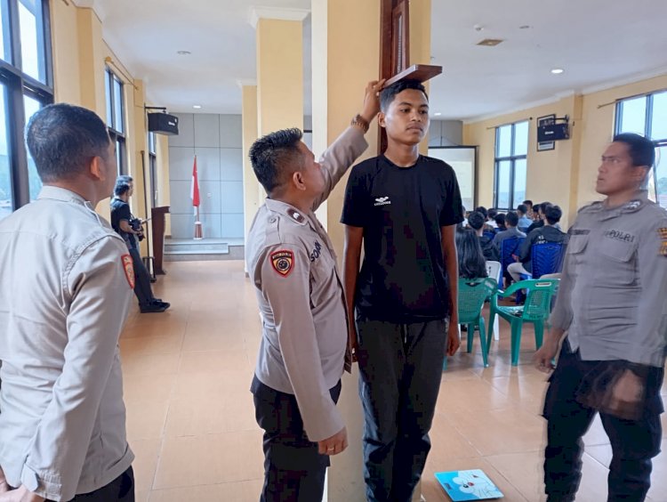 Polres Manggarai Gelar Binlat Gratis untuk Persiapan Tes Masuk Polri