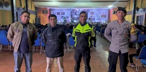 Polres Manggarai Amankan Kompetisi Band untuk Anak Muda Kabupaten Manggarai Tahun 2024