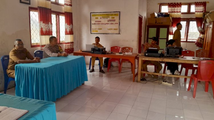 Bhabinkamtibmas Kec. Rahong Utara Melaksanakan Giat Sambang dan Patroli Rutin di Desa Manong