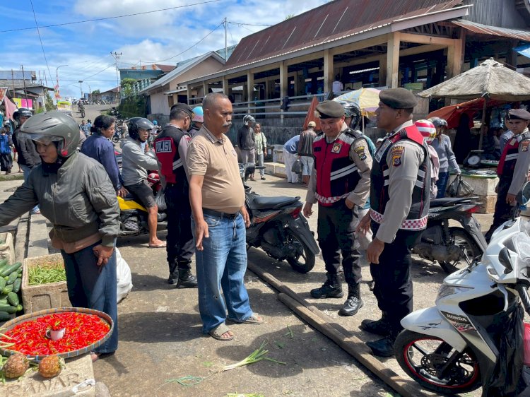 Patroli Dialogis Samapta Polres Manggarai Tingkatkan Keamanan dan Kelancaran Lalu Lintas di Kota Ruteng