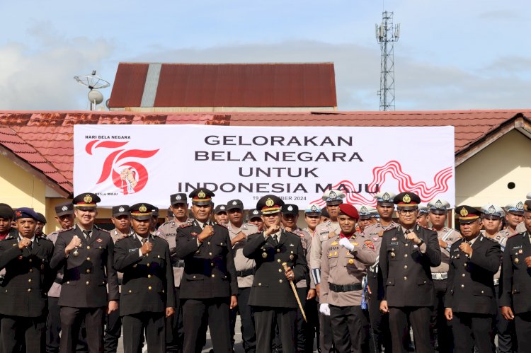 Kapolres Manggarai Pimpin Upacara Peringatan Hari Bela Negara ke-76 Tahun 2024