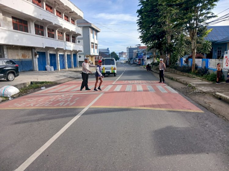 Sat Lantas Polres Manggarai Gelar Pamturlalin Rutin untuk Tingkatkan Keselamatan Lalu Lintas