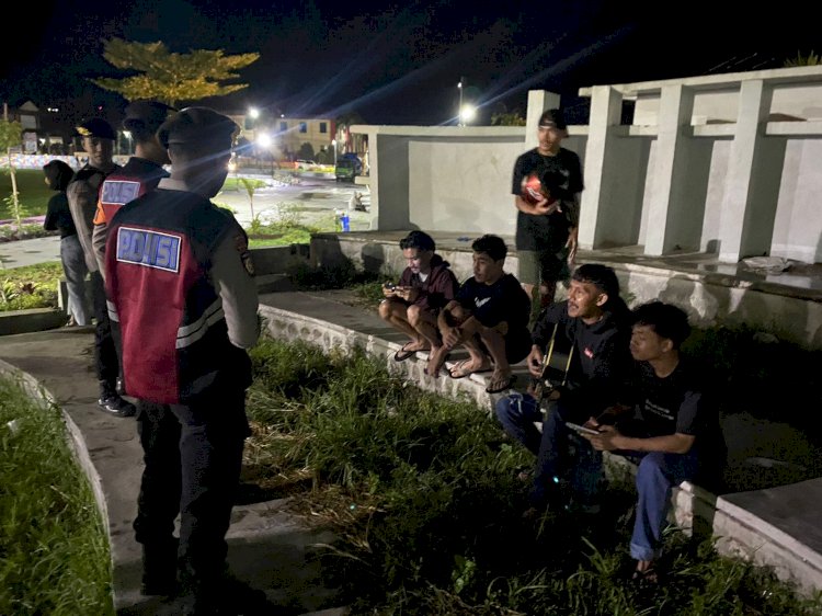 Ciptakan Situasi Kondusif di Malam Hari, Sat. Samapta Polres Manggarai Gelar Patroli Perintis Presisi