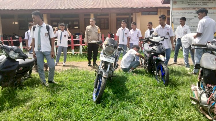 Polsek Cibal Gelar Patroli dan Razia Jelang Natal dan Tahun Baru