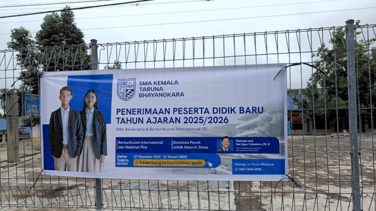 Polres Manggarai Gelar Sosialisasi Penerimaan Peserta Didik Baru SMA Taruna Kemala Bhayangkara