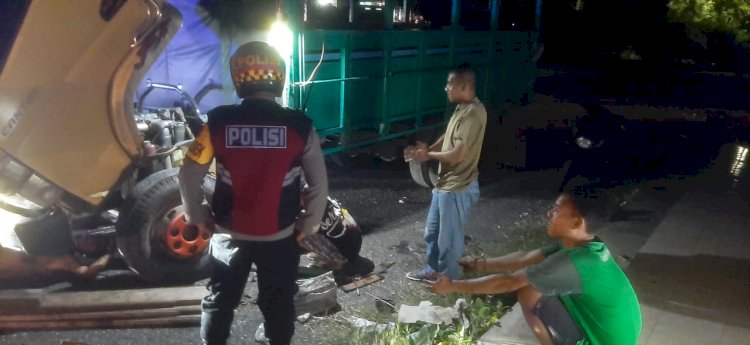 Polsek Reo Gelar Patroli Malam, Jaga Kamtibmas Tetap Kondusif