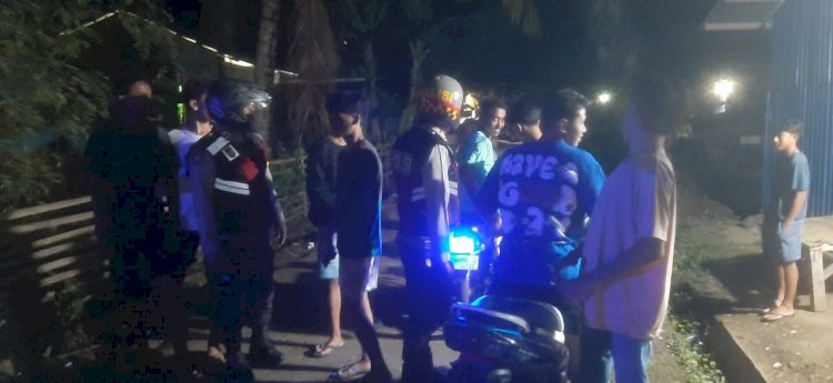 Polsek Reo Gelar Patroli Malam, Jaga Kamtibmas Tetap Kondusif