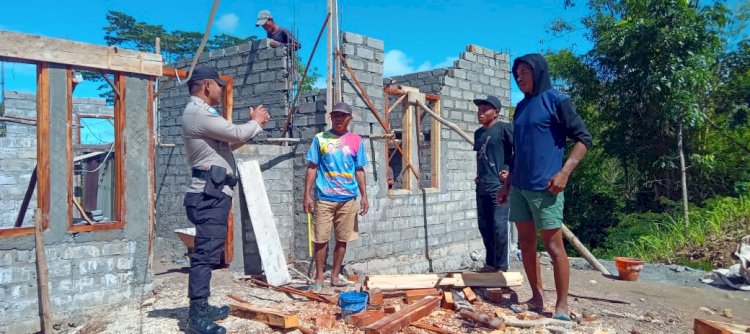 Bhabinkamtibmas Kecamatan Ruteng Laksanakan Patroli Dialogis dan di Desa Kakor