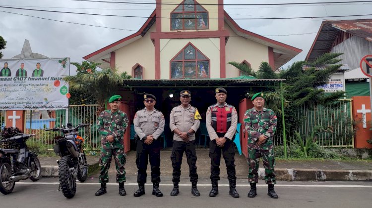 Polres Manggarai gelar Personil Pengamanan Perayaan Misa Dan Ibadah Kebaktian Tutup Tahun di Wilayah Hukum Polres Manggarai