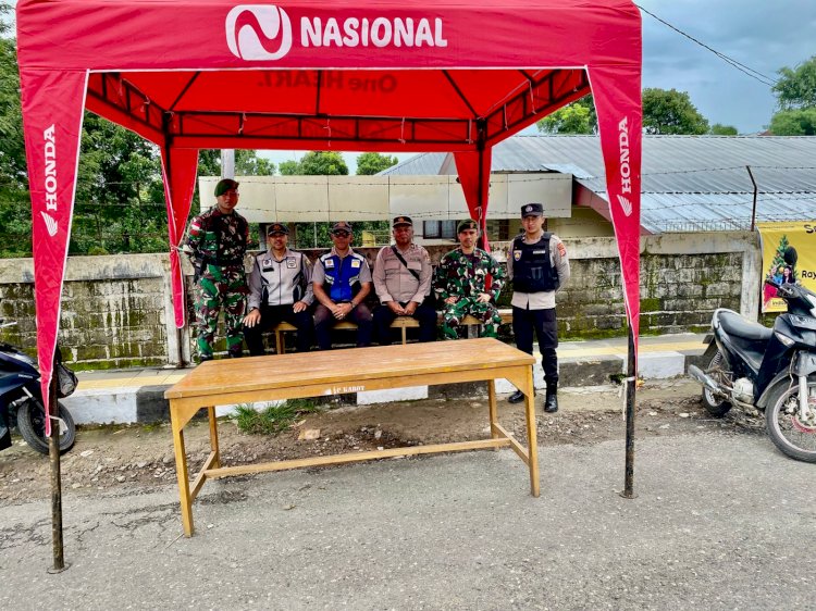 Polres Manggarai gelar Personil Pengamanan Perayaan Misa Dan Ibadah Kebaktian Tutup Tahun di Wilayah Hukum Polres Manggarai