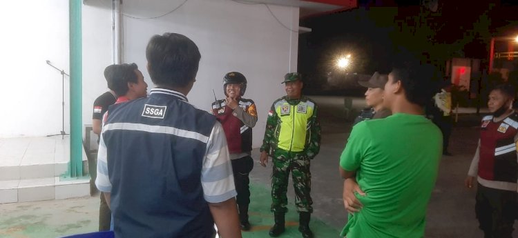 Cegah Gangguan Kamtibmas, Polsek Reo Gelar Patroli Gabungan Menjelang Pergantian Tahun