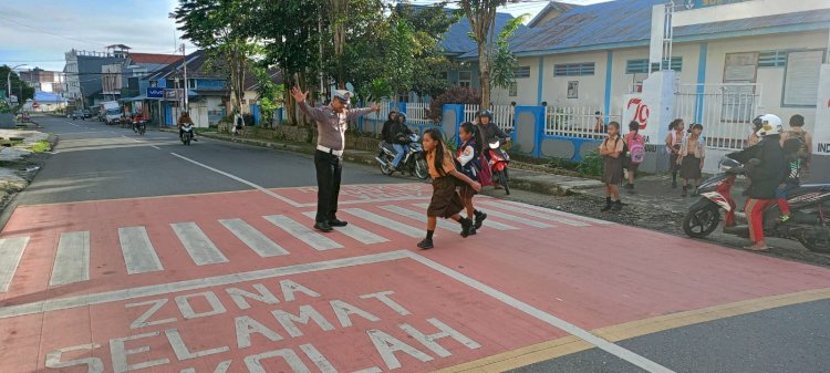 Satlantas Polres Manggarai Gelar Pamturlalin Rutin untuk Tingkatkan Keselamatan Lalu Lintas