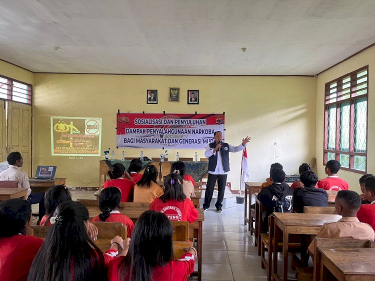 Satres Narkoba Polres Manggarai Gelar Sosialisasi Bahaya Penyalahgunaan Narkoba