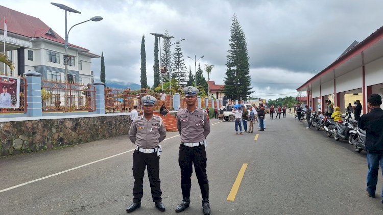 Polres Manggarai Siapkan Personel Pengamanan Aksi Unjuk Rasa Damai LSM LPPDM.