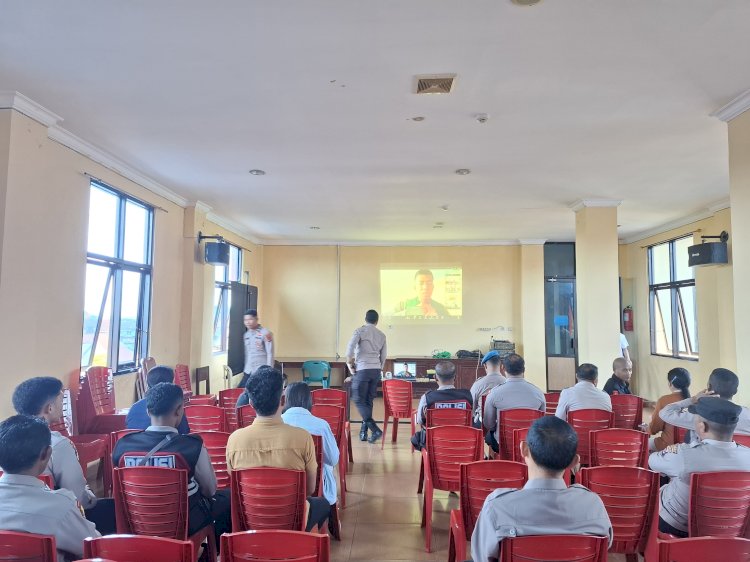 Polres Manggarai Gelar Kegiatan Bimbingan Rohani dan Mental untuk Anggota Beragama Islam, Katolik, Protestan, dan Hindu