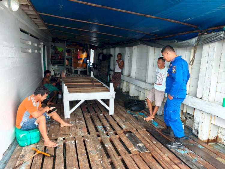 Patroli dan Sambang Sat Polairud Polres Manggarai: Himbauan Keselamatan dan Pencegahan TPPO di Pelabuhan Reo