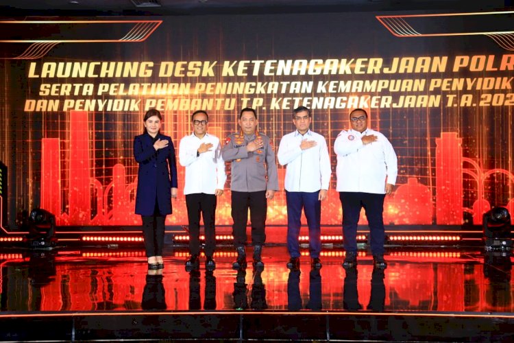 Polri Resmi Launching Desk Ketenagakerjaan untuk Selesaikan Sengketa Tenaga Kerja